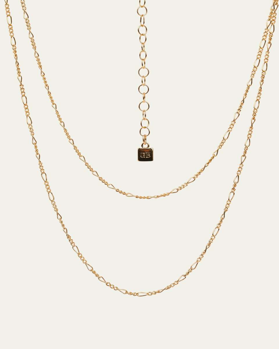 Two Tier Necklace, 16-18"L